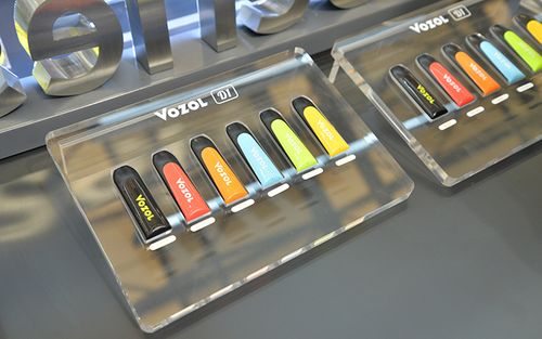vozol微纵双口味电子烟d2 亮相iecie国际电子烟展